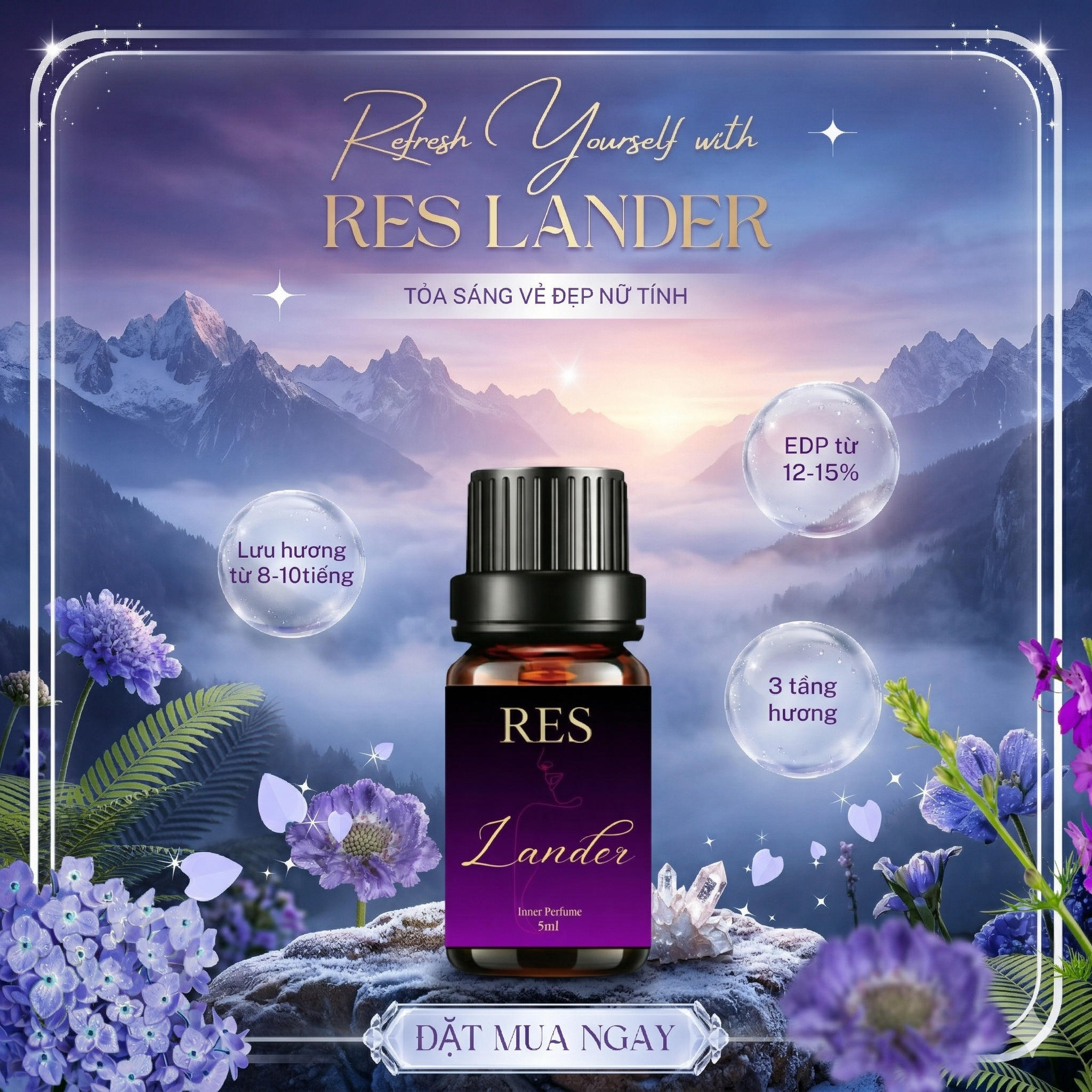 Nước Hoa Vùng Kín Res Lander Inner Perfume 5ml