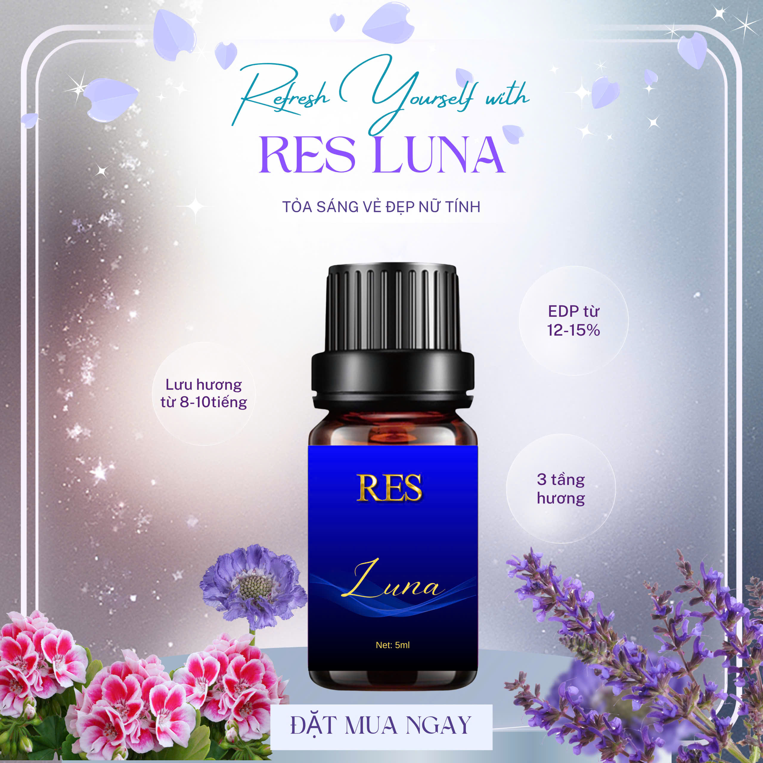 Nước Hoa Vùng Kín Res Luna Inner Perfume 5ml